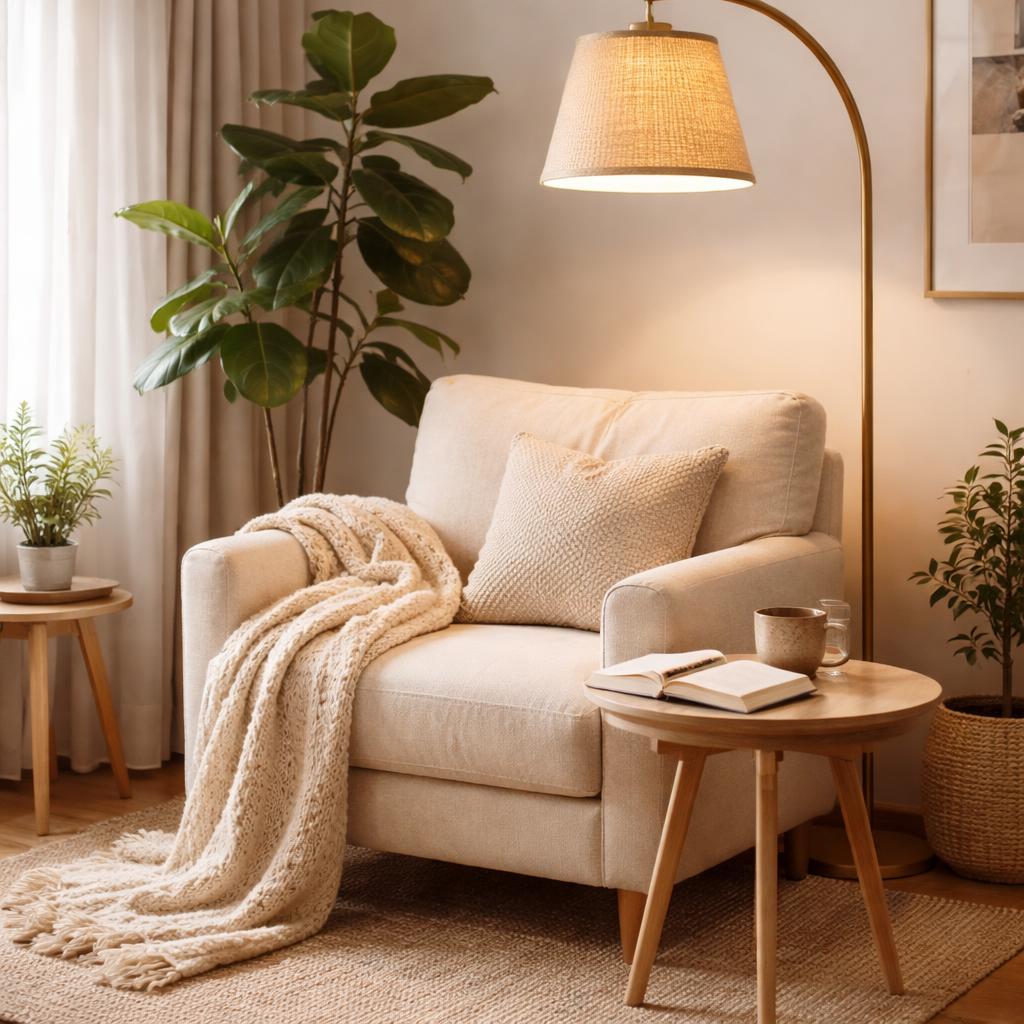 cozy corner reading decor