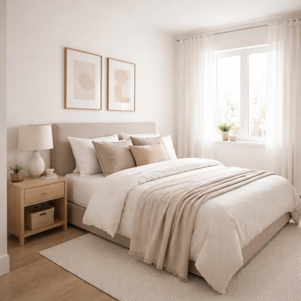 Small bedroom layout bed placement