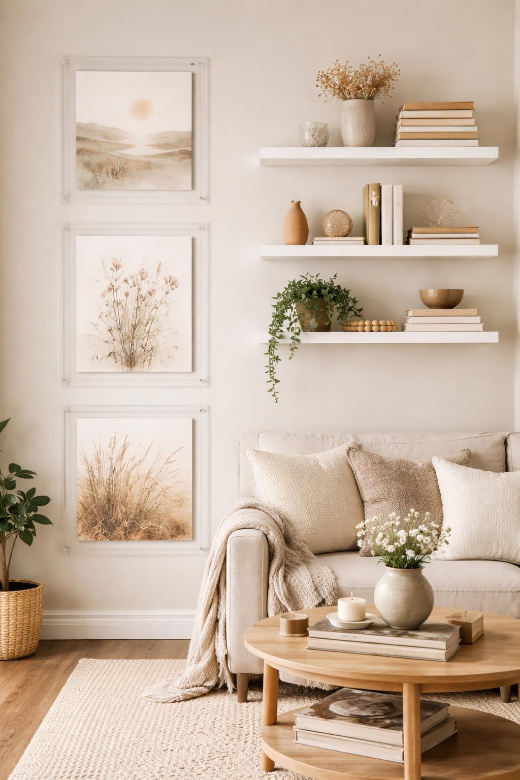 Floating Frames and Shelves