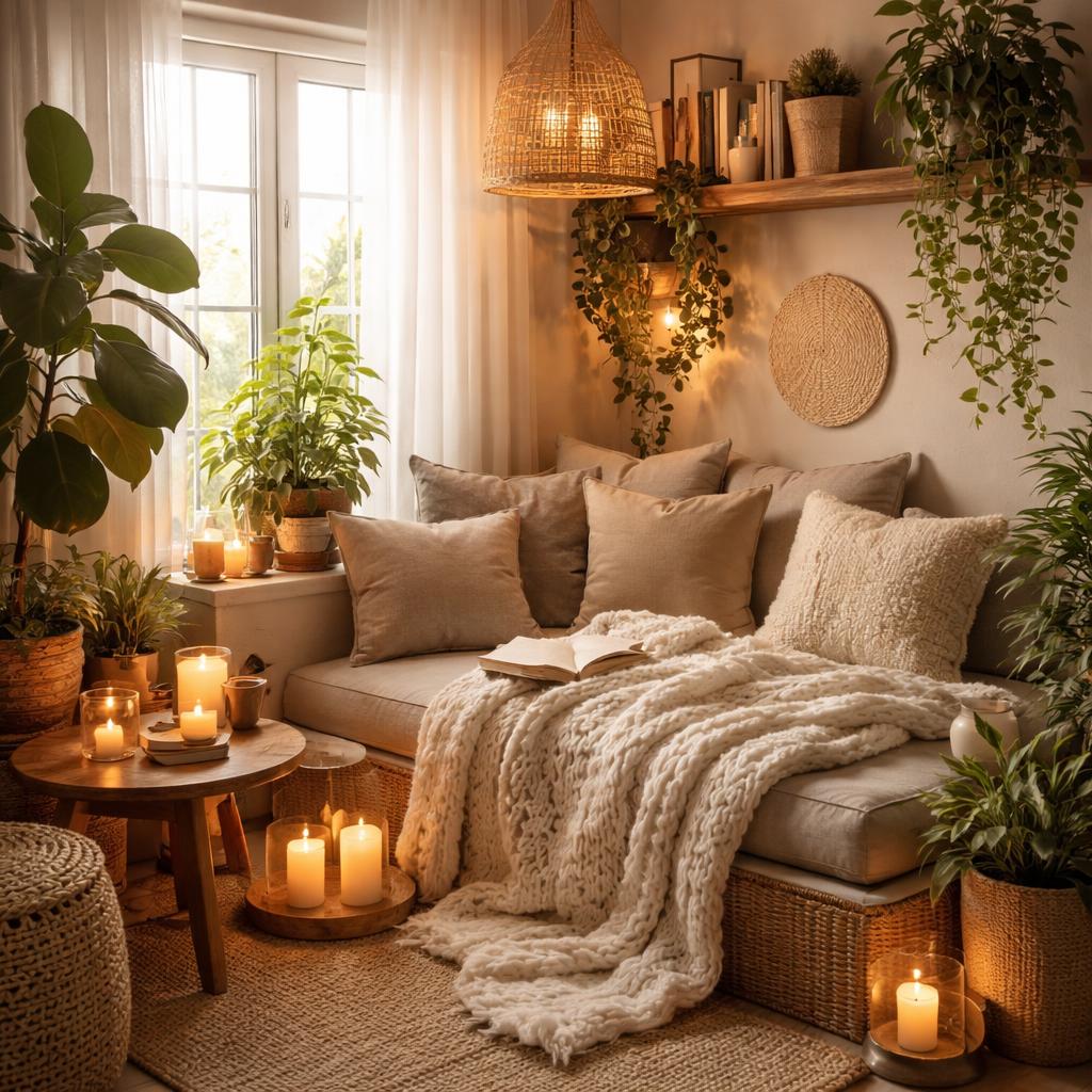 cozy reading nook decor