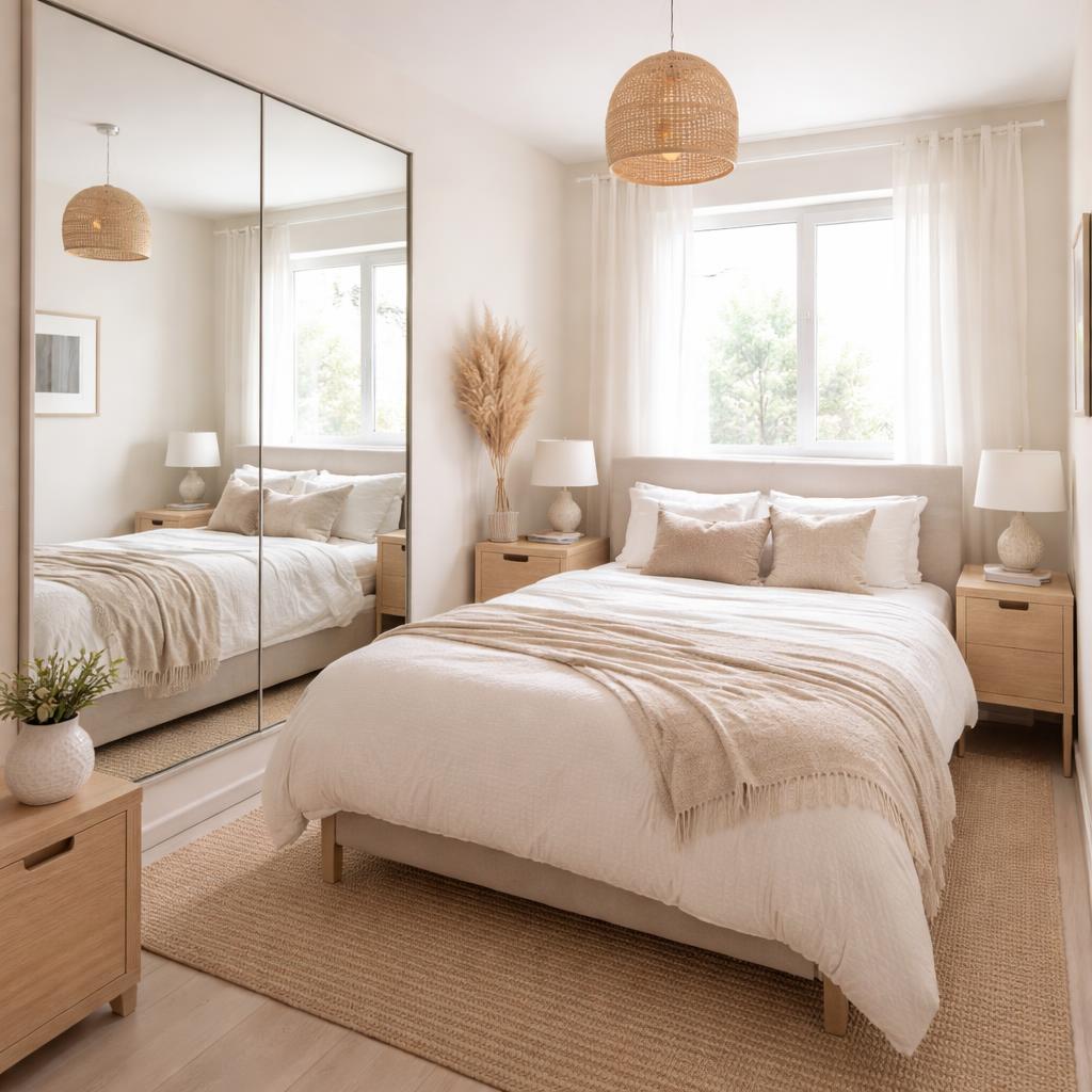 Mirror small bedroom decor
