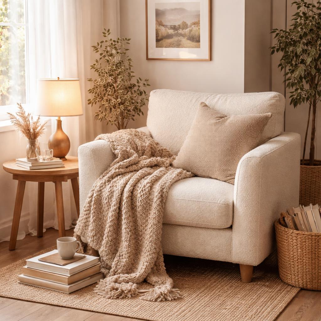 accent chair cozy corner