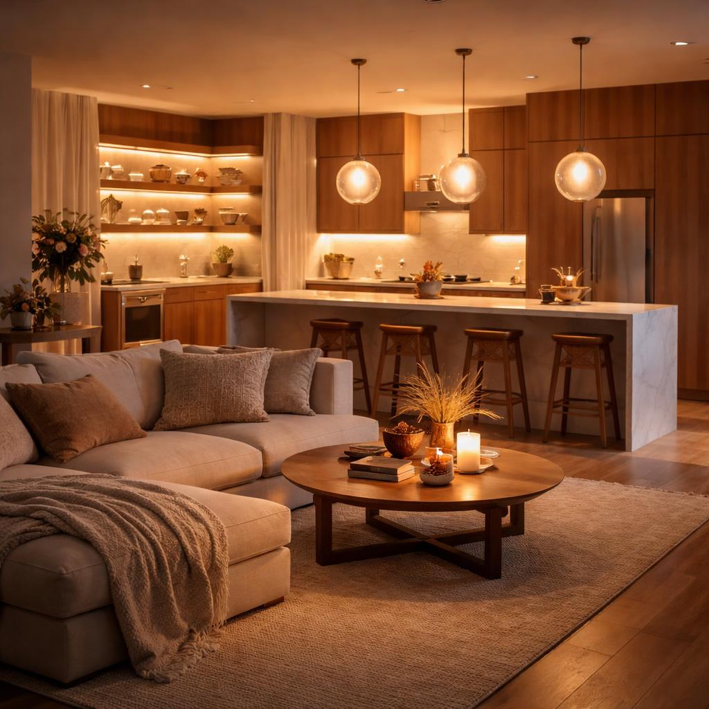 LED strip lighting headboard