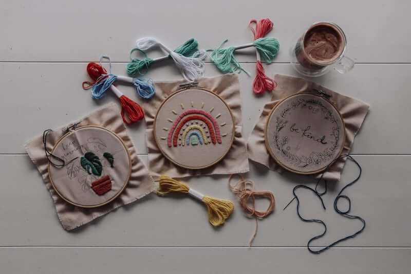 caring for handmade stitched DIY home decor pieces